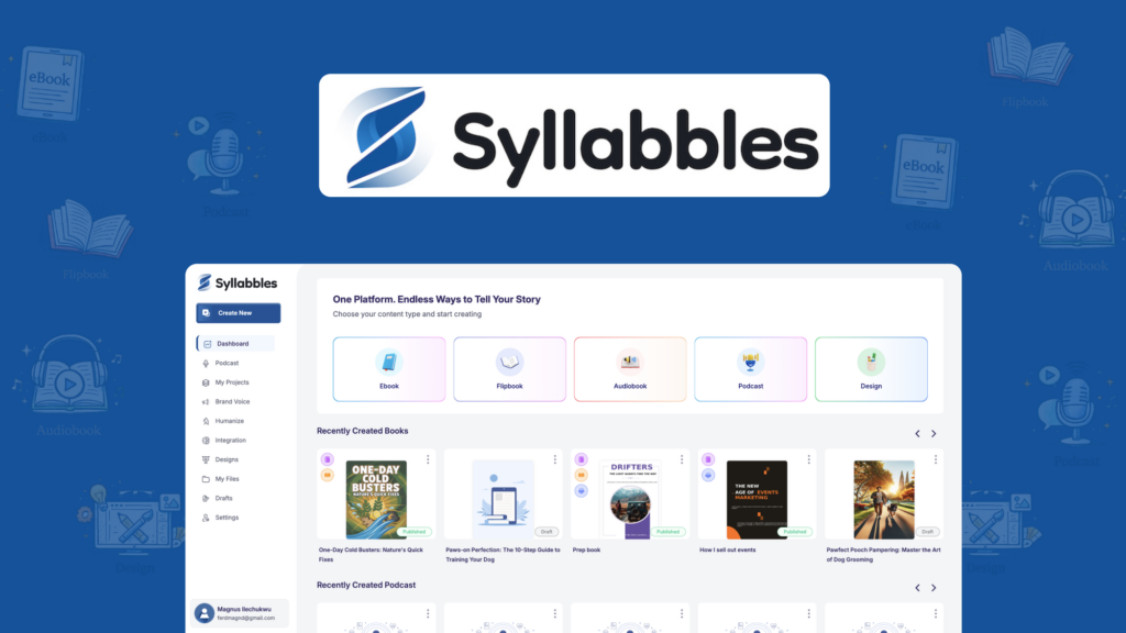 Syllabbles: Ustvarite e-knjigo, avdioknjiго ali podcast v minutah — brez tehničnega znanja 12 syllabbles